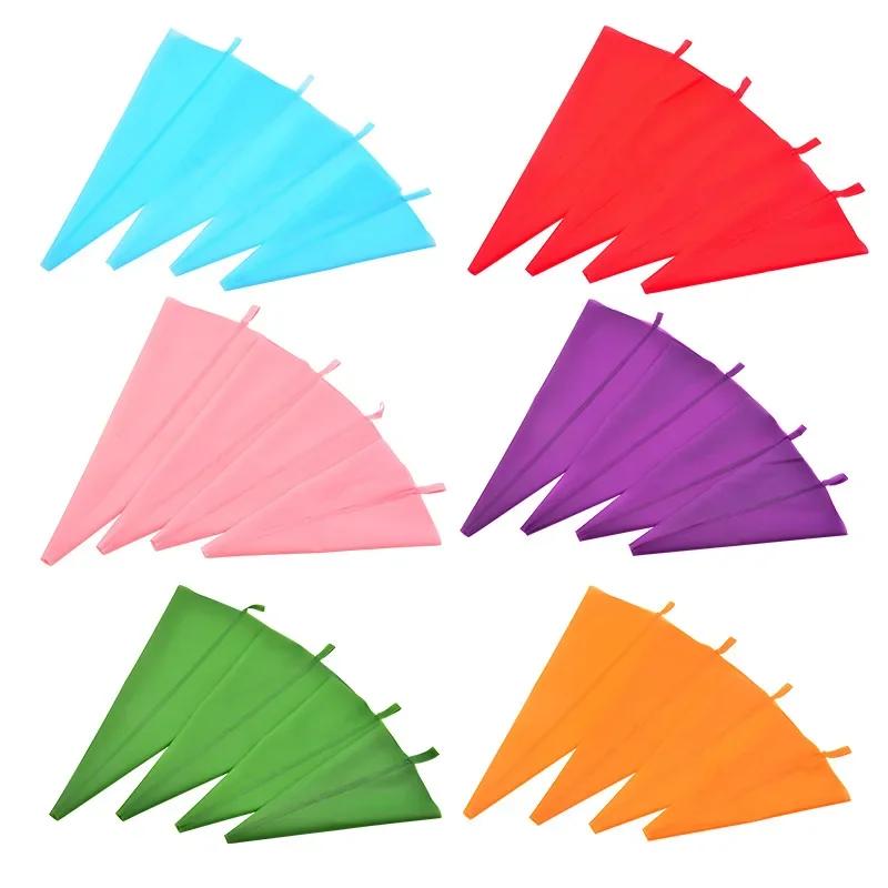 1pc DIY Reusable Silicone Piping Bag Pastry Bags Cream Cupcake Decorating Baking Tools Kitchen Accessories Fondant Sugarcraft