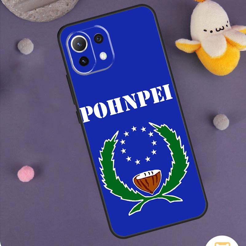 Pohnpei Ponape Flag Case For Xiaomi 14 15 Ultra 13T 14T 15T 17 Pro Max POCO F5 F6 F7 X5 X6 X7 Pro F8 Ultra Cover