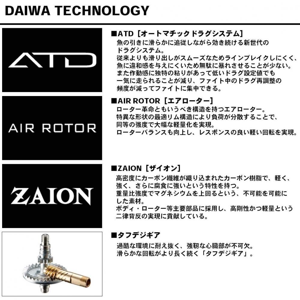 DAIWA spinning reel 18 Tatula LT2500S-XH (2018 model)