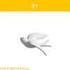Ceramic Swallows Sparrow 3D Simple Ceramic Birds Murals Wall Hanging Decorations Crafts Home Ornaments Home Wall Sculptures RE