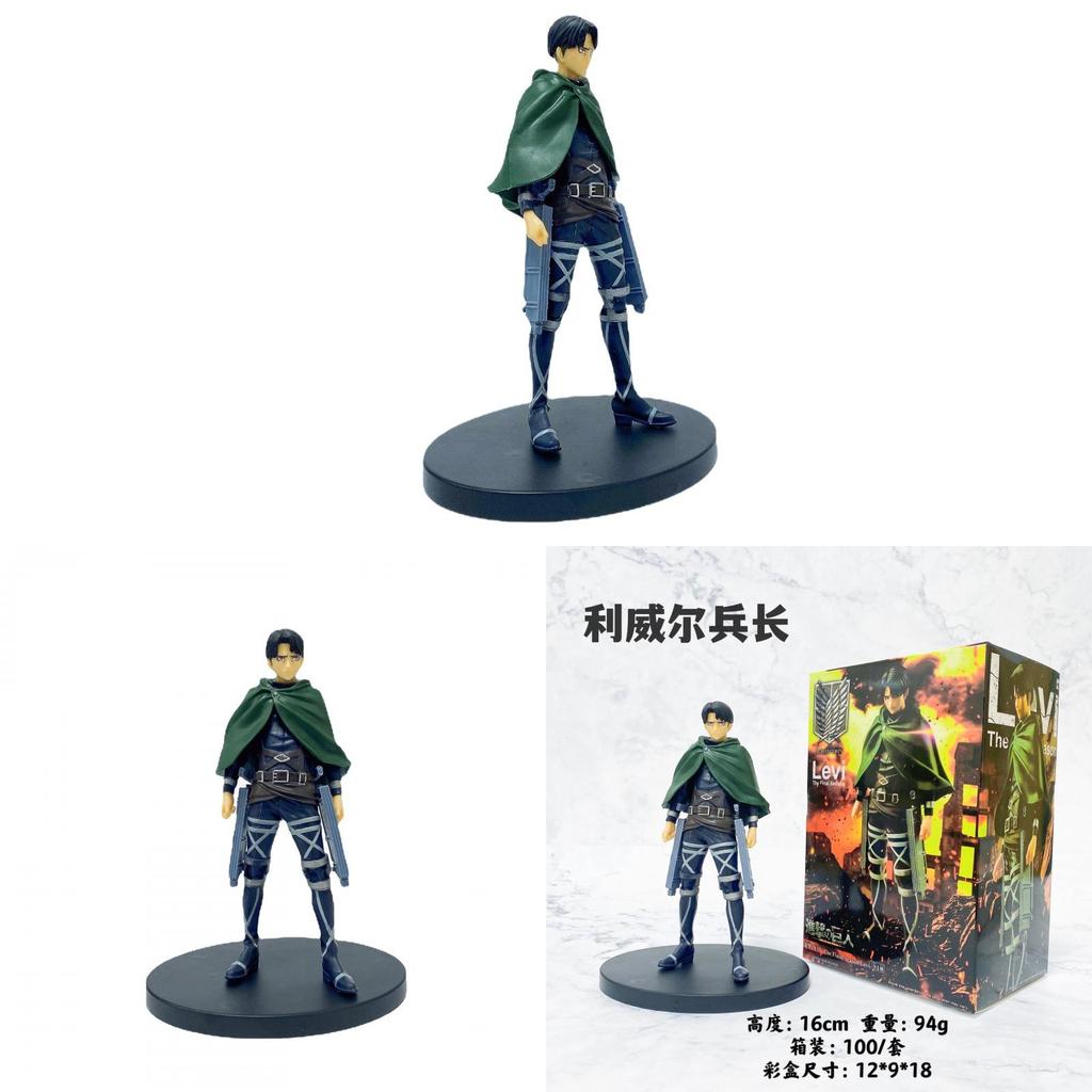 Attack On Titan Rivaille Pvc Figure Collectible Model For Fans And Display