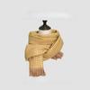 New Fashion Imitation Cashmere Women Tassel Plaid Scarf Autumn Winter Warm Shawl Long Wrap Outdoor Female Thick Blanket