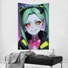 Rebecca Animated CCyberpunk Tapestry Room Decor Wall Cloth Party Hanging Background Room Decor Baby Room