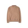 MLB Sweatshirts Unisex Beige Yellow Stand Collar Moderate Regular 3AMTB0534-43BGS