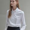 Hiikeu Standard Stretch Shirts Blouse_White