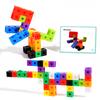 Magic Cube Puzzle Building Blocks Kindergarten Educational Color Recognition DIY Building Blocks Toys Gifts With Changing Colors