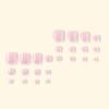 Trendy French White Edge Toenail Stickers - Easy-to-Apply Finished Nail Pieces