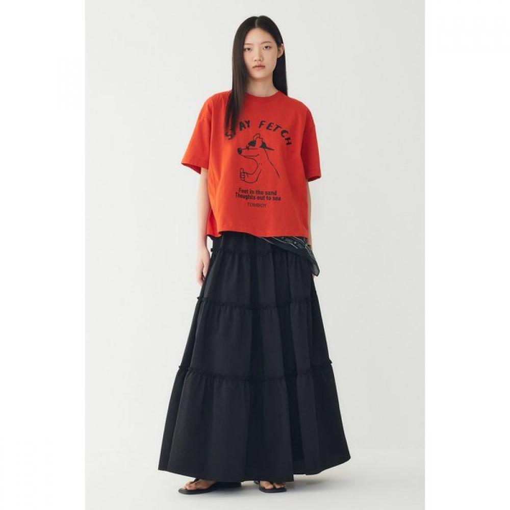 STUDIO TOMBOY Tiered Banding Skirt 9106232210