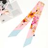 Classic New Long Small Silk Scarf, Decorative Slender Tied Bag Silk Scarf Small Ribbon Scarf Small Streamer Women's Scarf