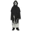 Halloween children's party cosplay costume luminous black robe grim reaper dress up cosplay luminous skeleton