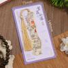 Chinese Style Metal Bookmarks Portable Students Reading Tool Hollow Hot Stamping Bookmark Long Tassel Bookmarks