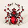 Diamond Spiders Shape Hairpin/Earring/Rings Set Halloween Hair Clip for Vacation Carnivals Ponytail Bangs Hairpin Girl