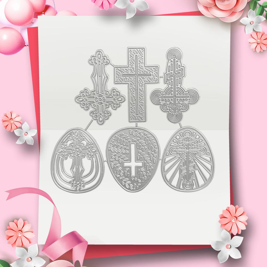 Easter Egg Cutting Dies DIY Craft Dies Handmade Ability Developing Template for School Classroom Teacher