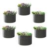 6-Pack 3ft X 24 Tall Galvanized Raised Garden Beds Outdoor Round Metal Planter Box for Planting Vegetables Flowers Herb Anti-Ru