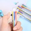 1Pc Color Ballpoint Pen Multicolor Stationery School Office 0.5mm Gel Pen Supplies Teacher Nurse Creativ To School Gifts During The Back To