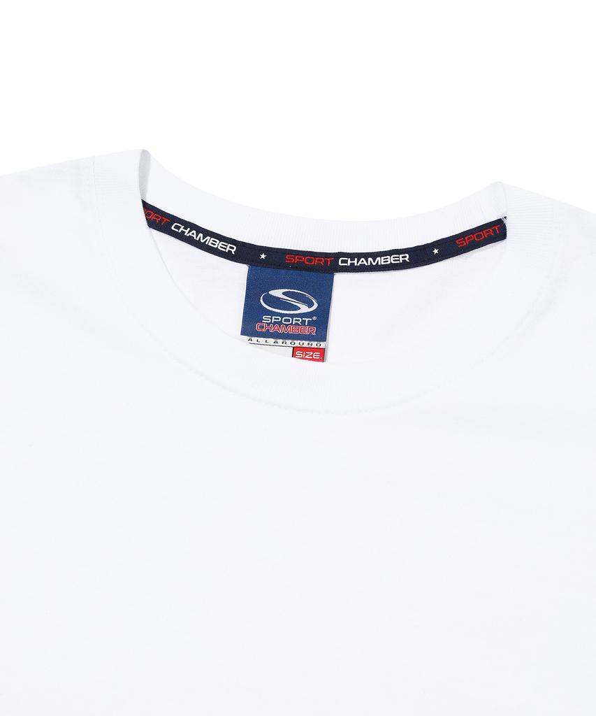 SPORT CHAMBER Sc Block Flash T-Shirt (White)