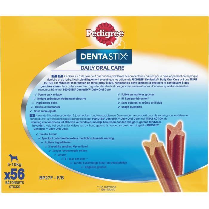 PEDIGREE Dentastix Bâtonnets - Pour Petit Chien - 880g