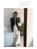Women's High-End Grey Suit Jacket - Autumn 2025, Korean Style, Loose Casual Fit for Early Autumn