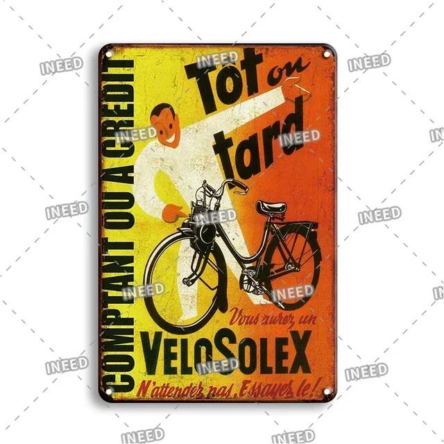 Vintage Motorcycle Metal Tin Sign Poster  Retro Wall Decor for Garage Home Room  INEED Metal Plate Accessories  Stickers