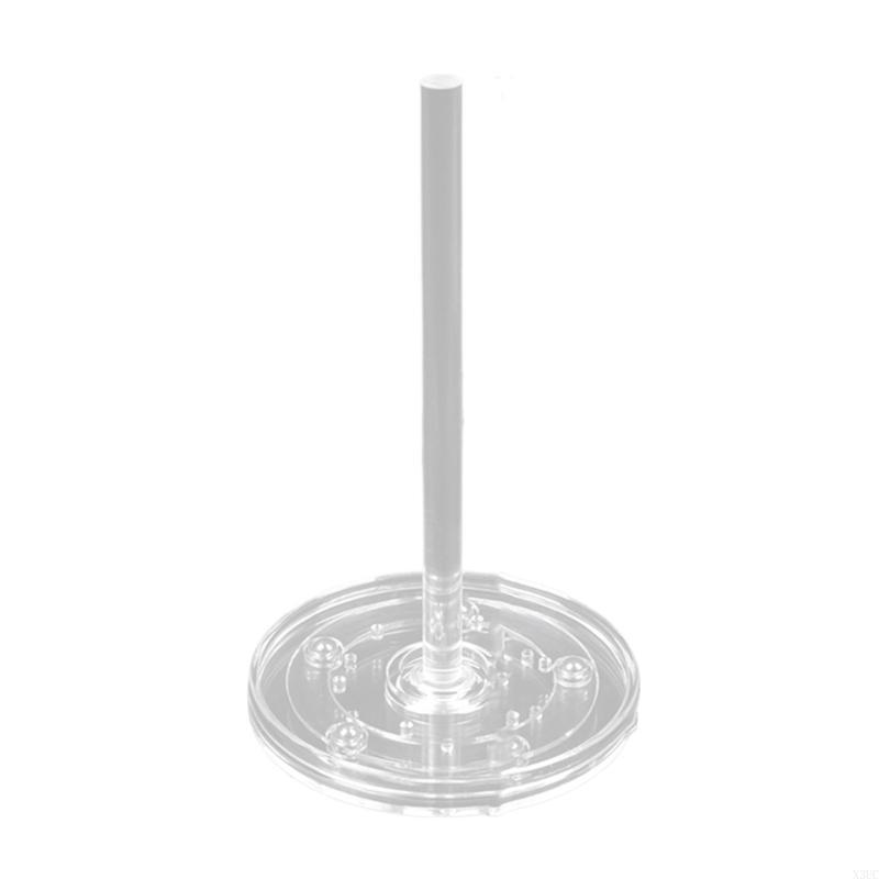 

Rotating Yarn Holder for Crocheting Clear ABS Yarn Dispenser Knitting Yarn Stand X3UC