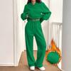 Women's Casual Warm Hooded Sweatshirt And Sweatpants /Winter Sports Set