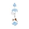 GATERON Smoothie Series Keyboard Switches Linear RGB LED Factory Lubricated Full POM Key Switches for MX Mechanical Keyboards Salt 5-Pin (Sea