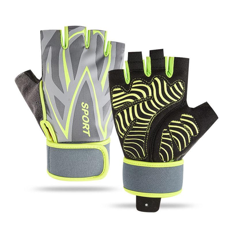 Half finger sports fitness gloves training cycling non-slip mountaineering fitness fishing yoga outdoor cycling gloves