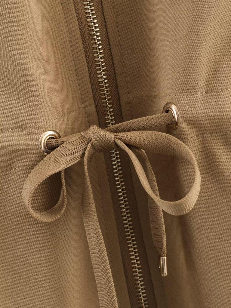 European & American Women's 2026 Autumn/Winter Fashion Jacket and Trousers Set with Adjustable Waist (S8873/74)