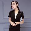 Summer Small Suit Thin Female Jacket Short Slim Candy Color Short Sleeve Suit Women Solid Color Tops