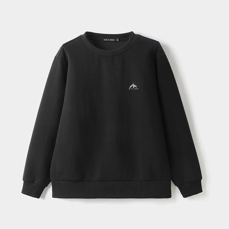 HLA Black Whale Men's Crewneck Sweatshirt