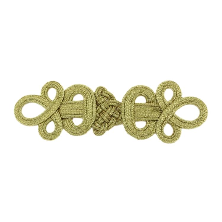 

Elegant Fasteners Buckle Frog Buttons DIY Clothing Decorations Garment Supplies 1 золотий