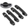 Door Handle Cover For Toyota Yaris Vitz XP130 2012-2017 Glossy Black Carbon Fiber Car Side Trim Sticker Styling Accessories