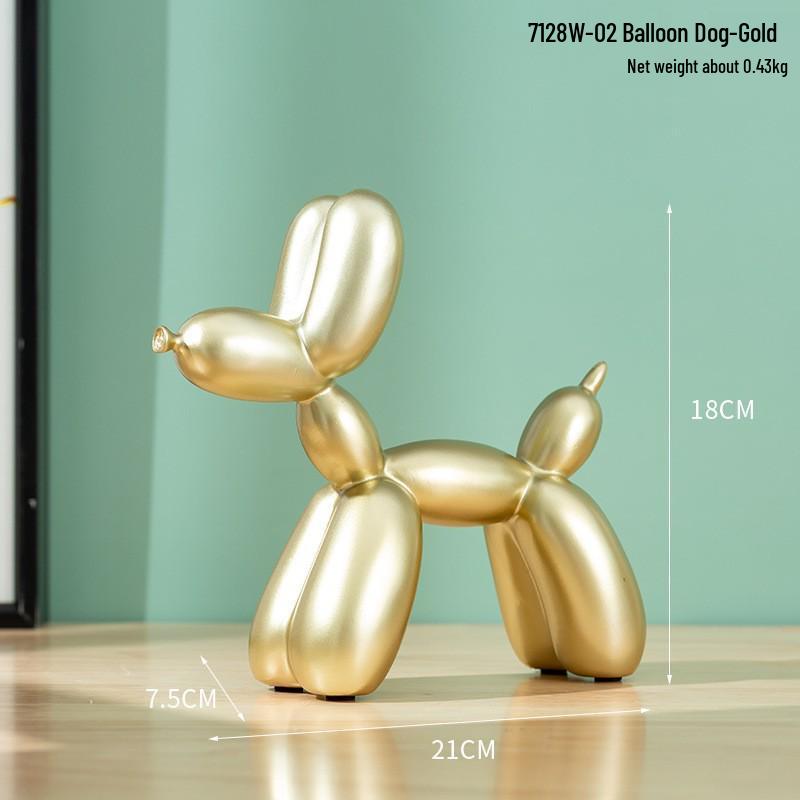 Golden Light Luxury Resin Handicrafts Collection: Ornaments for Office, Living Room, Wine & TV Cabinets