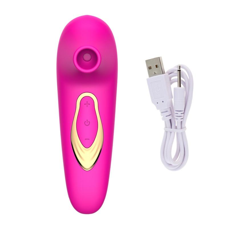 Rose Powerful Suction Vibrator for Women Clitoris Stimulator Female Oral Nipple Sucker Adult Sex Toy for Ages 18+