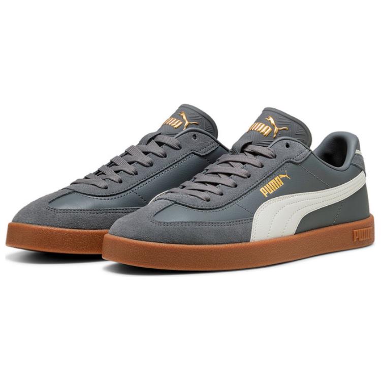 Puma Club II Era Casual Comfortable Low-Top Skate Shoes Unisex sneaker Gray 397447-19