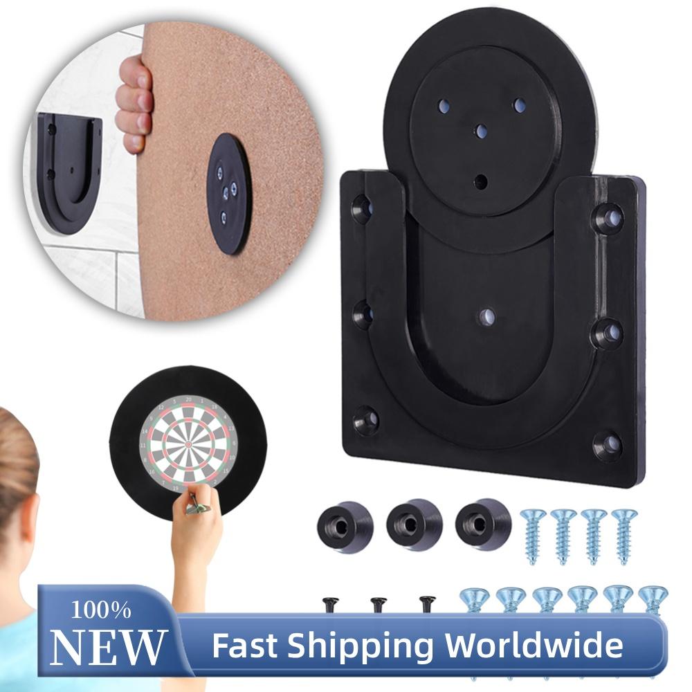 Dartboard Bracket with Pads and Screws Board Bracket Kit Wall Hanging Dartboard Mounting Bracket Set for Hanging Dartboard