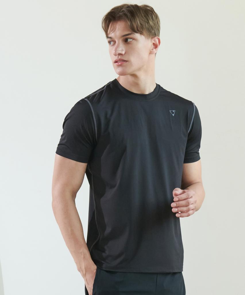 Jeteseu Easy Relax Fit Functional Short Sleeve T-Shirt (Double-Use As Rash Guard) M_3A088