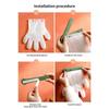 Fixed Clip Disposable Glove Rack Organizer Wall Mounted Glove Dispenser Easy To Install Glove Storage Rack with plastic Gloves