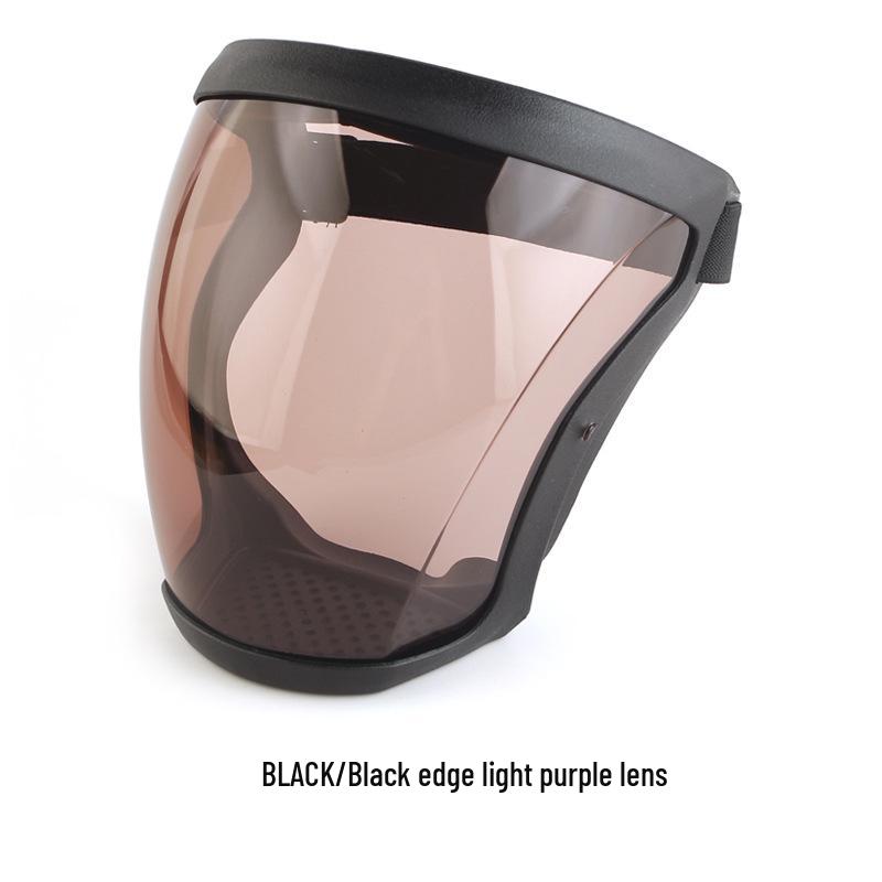 HD Transparent Horse Head Face Shield with Anti-Droplet Goggles, Unisex Headband Style