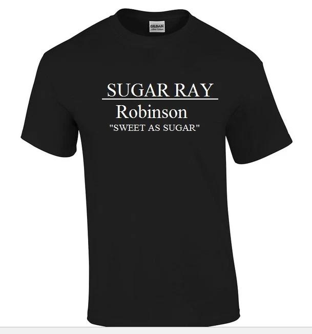 

SUGAR RAY ROBINSON Sweet Like Sugar Boxing Legend Champ Black T-Shirt S - 5XL XL