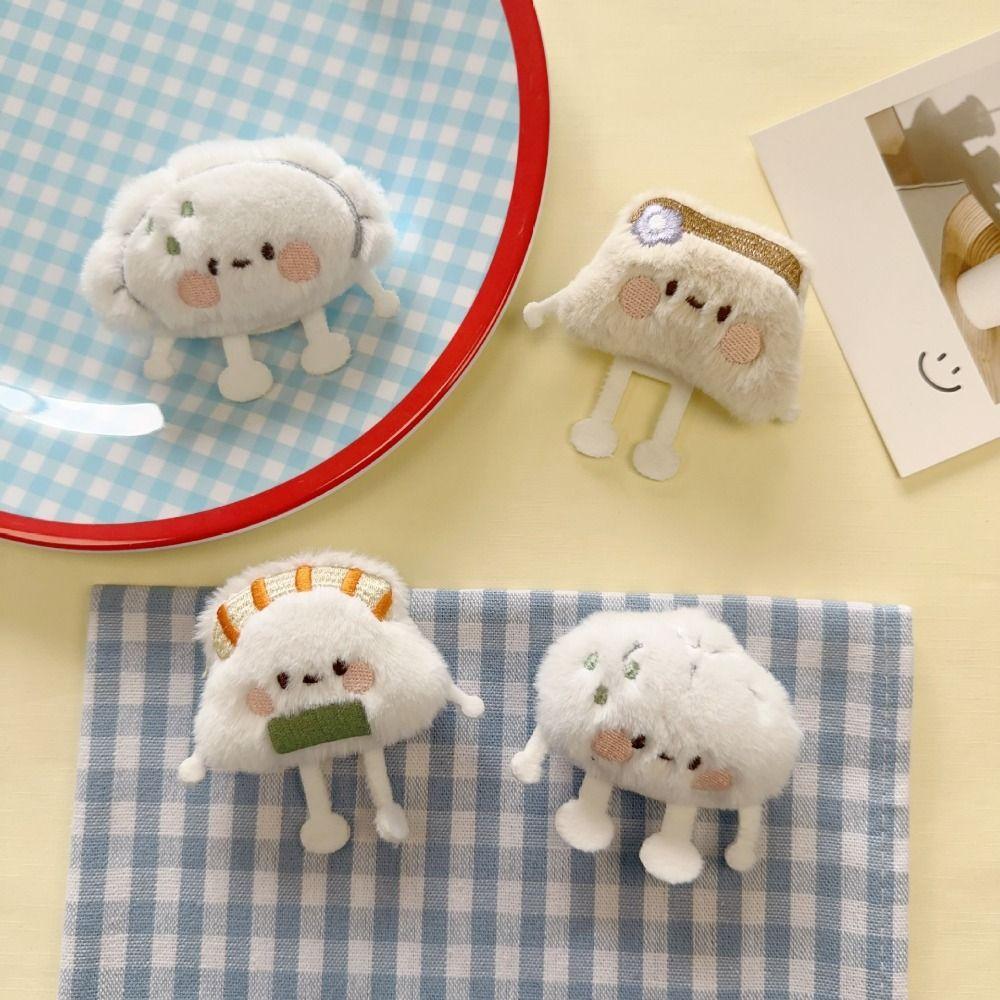 Dumpling Sushi Dolls Pendant Steamed Stuffed Bun Mini Stuffed Dumpling Doll Birthday Gift