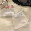Girls Spring and Autumn Sweet All Match Splicing Cotton 10A Extension Antibacterial Crotch Triangle Briefs