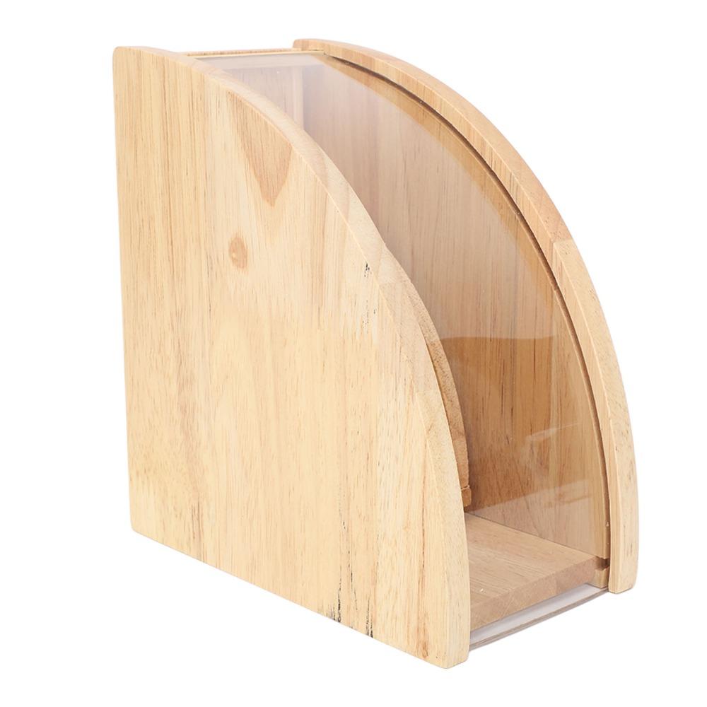 Solid Wood Coffee Filter Holder Fan Shaped Coffee Filter Organizer  Coffee Station
