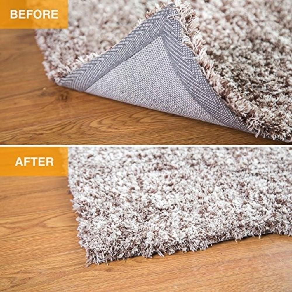 Reusable Rug Pad Gripper Non Slip Rug Pad Secure Slip Mat Bedroom