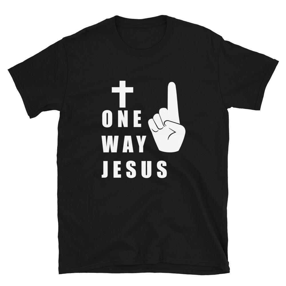 Jesus Revolution shirt One Way Jesus t shirt S разноцветный