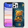 Animal Brown Cute Bear Phone Case For iPhone 17 Air 16 15 Plus 11 14 Pro Max 13 Mini 12 7 8 + SE Pattern Art Customized Cover 17