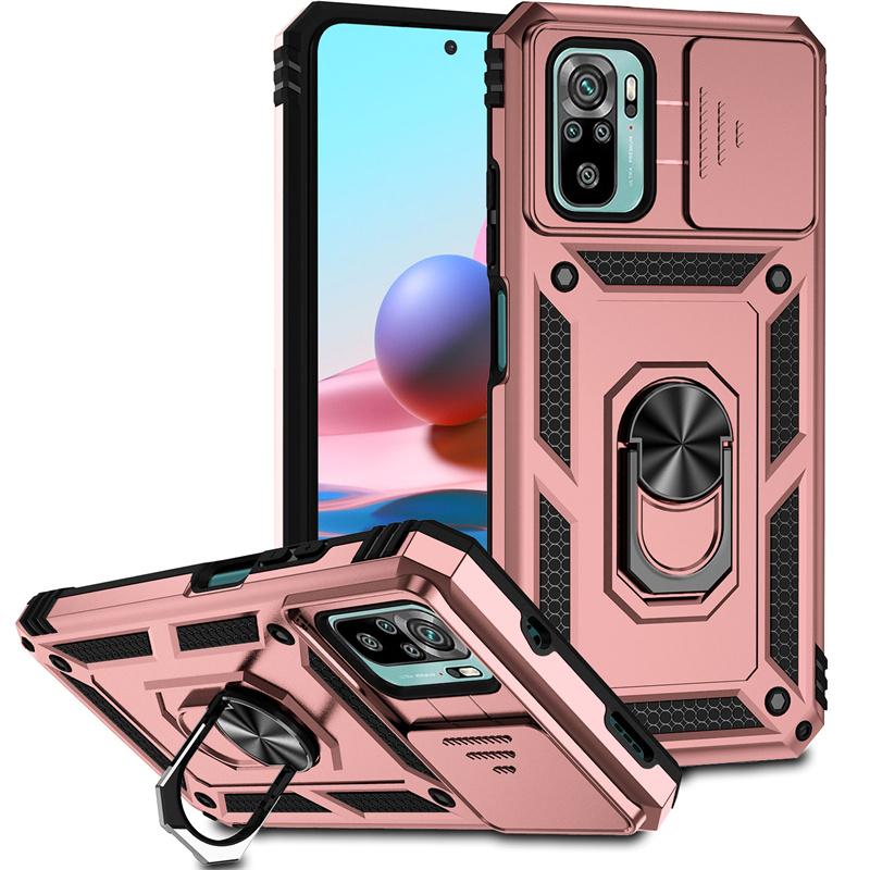 For Xiaomi Redmi Note 10 10s 4G Case Magnetic Holder Ring Armor Funda For Redmi Note 10 Pro Max Note10 10C Lens Protector Cover