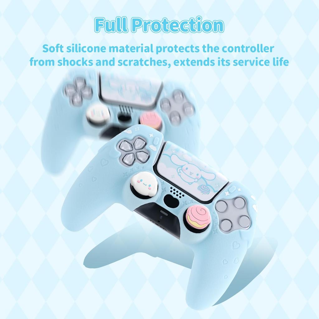 Kuitmor PS5 Controller Silicone Soft Skin Case with PS5 Controller Cover and Protective PlayStation 5 Protective PS5 Protective Controller Easy To