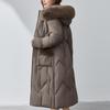 Sleeves Detachable Fashion Woman Parkas Winter Long Coats Hooded Faux Fur Collar Thick Warm Overcoat Women's Jackets