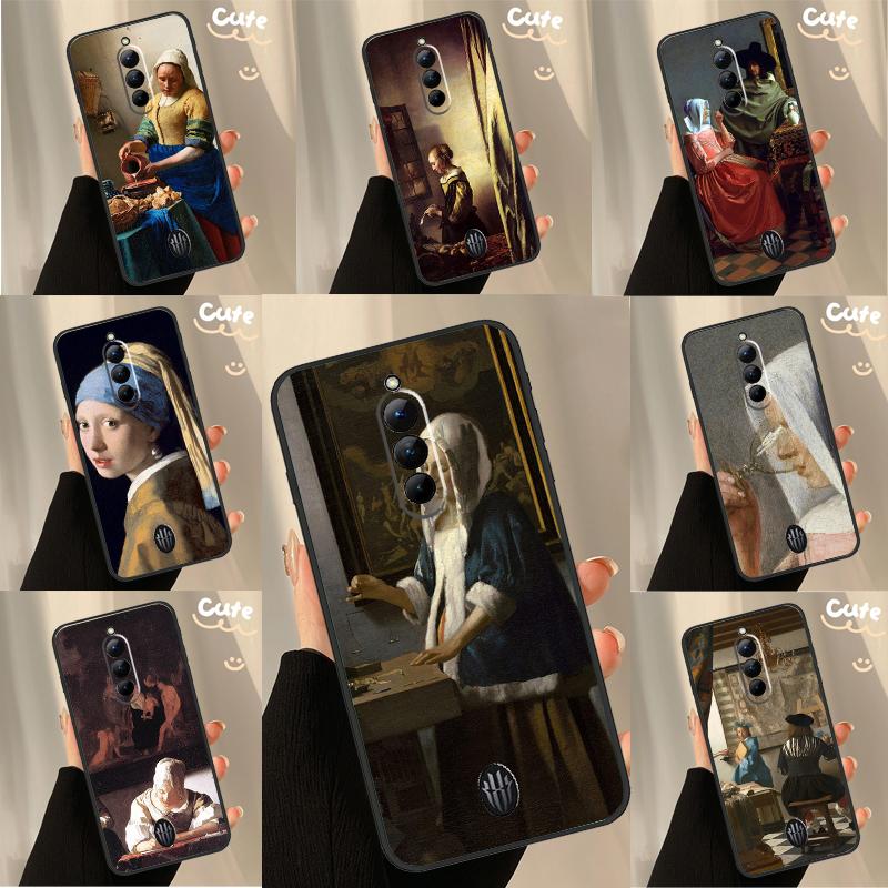 Johannes Vermeer Case For Nubia Red Magic 6S 7S Pro 6 7 8 9 10 Pro 5G 6R RedMagic 8S 9S 8 9 10 Pro Plus Cover